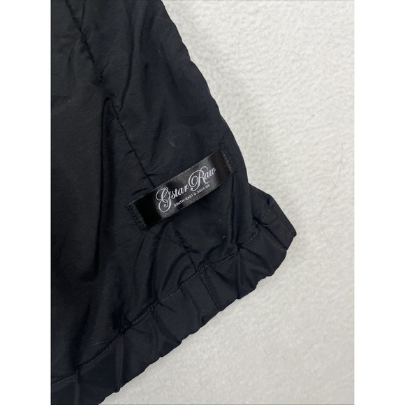 G Star Marker Military Womens L Large Black Jacket Zip Up Utility Field - Picture 7 of 8